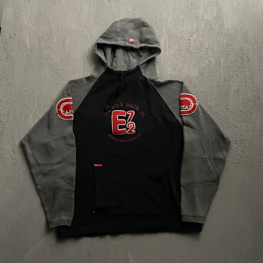 Vintage‎ Ecko Unltd Hoodie Mens Large Black 2000s